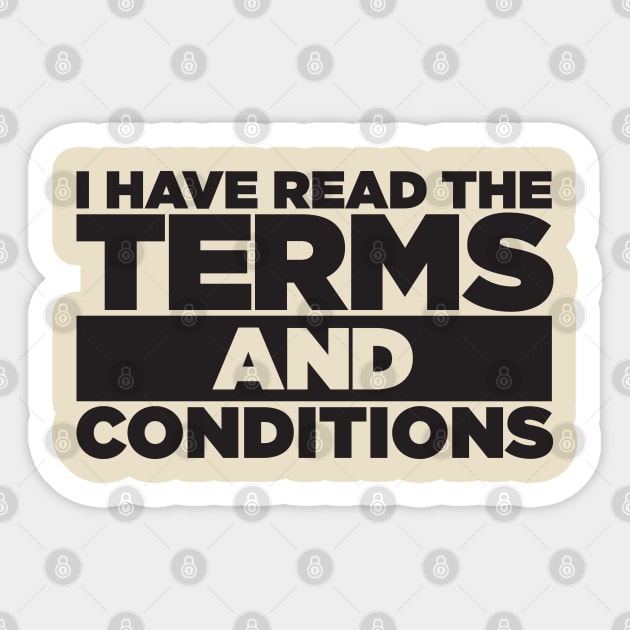 Terms And Conditions Sticker by Oswaldland